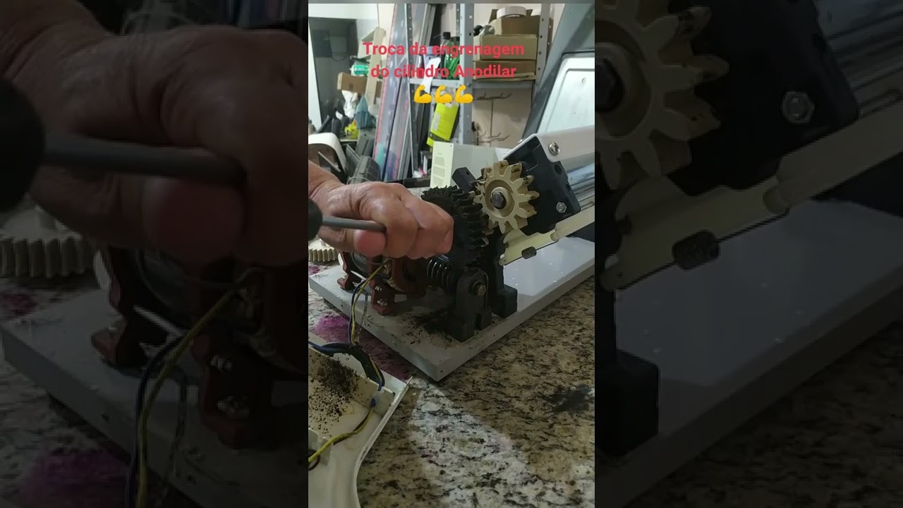 Troca da engrenagem do cilindro Anodilar 💪💪💪