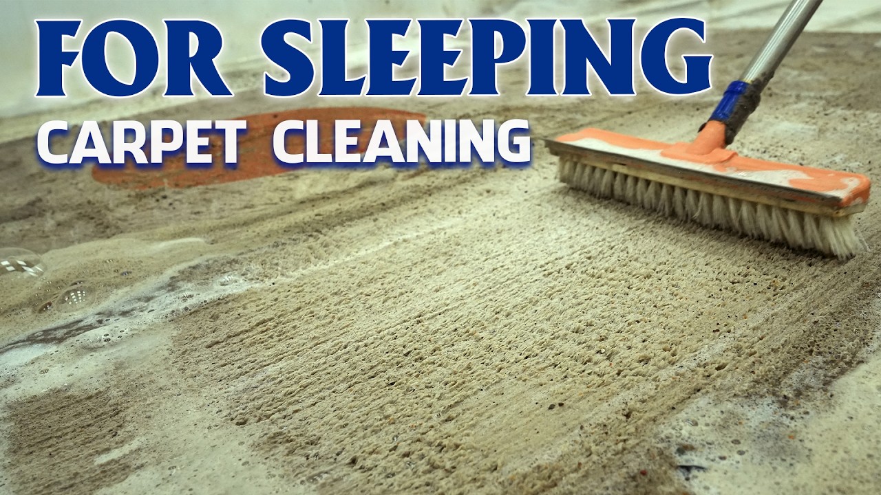 Nonstop Carpet Cleaning for Sleeping – Deep Sleep ASMR Sounds All Night
