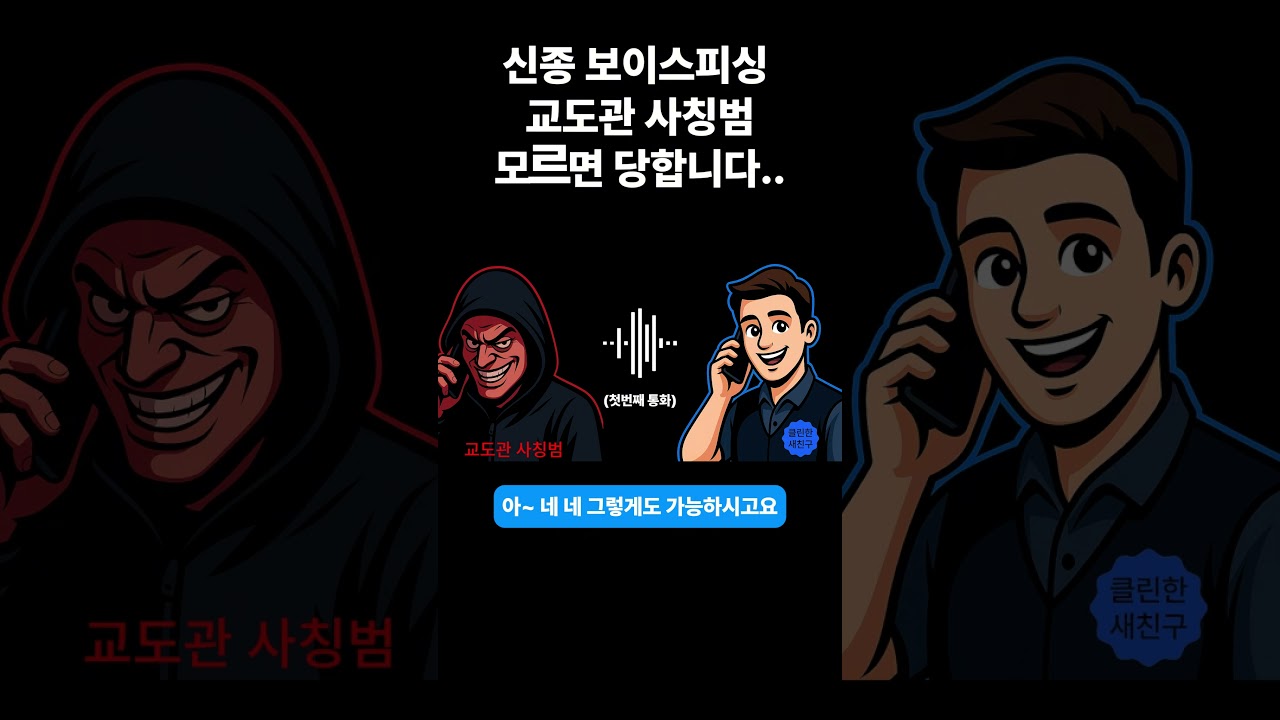 신종 보이스피싱 공무원 사칭범 미리 예방하세요..