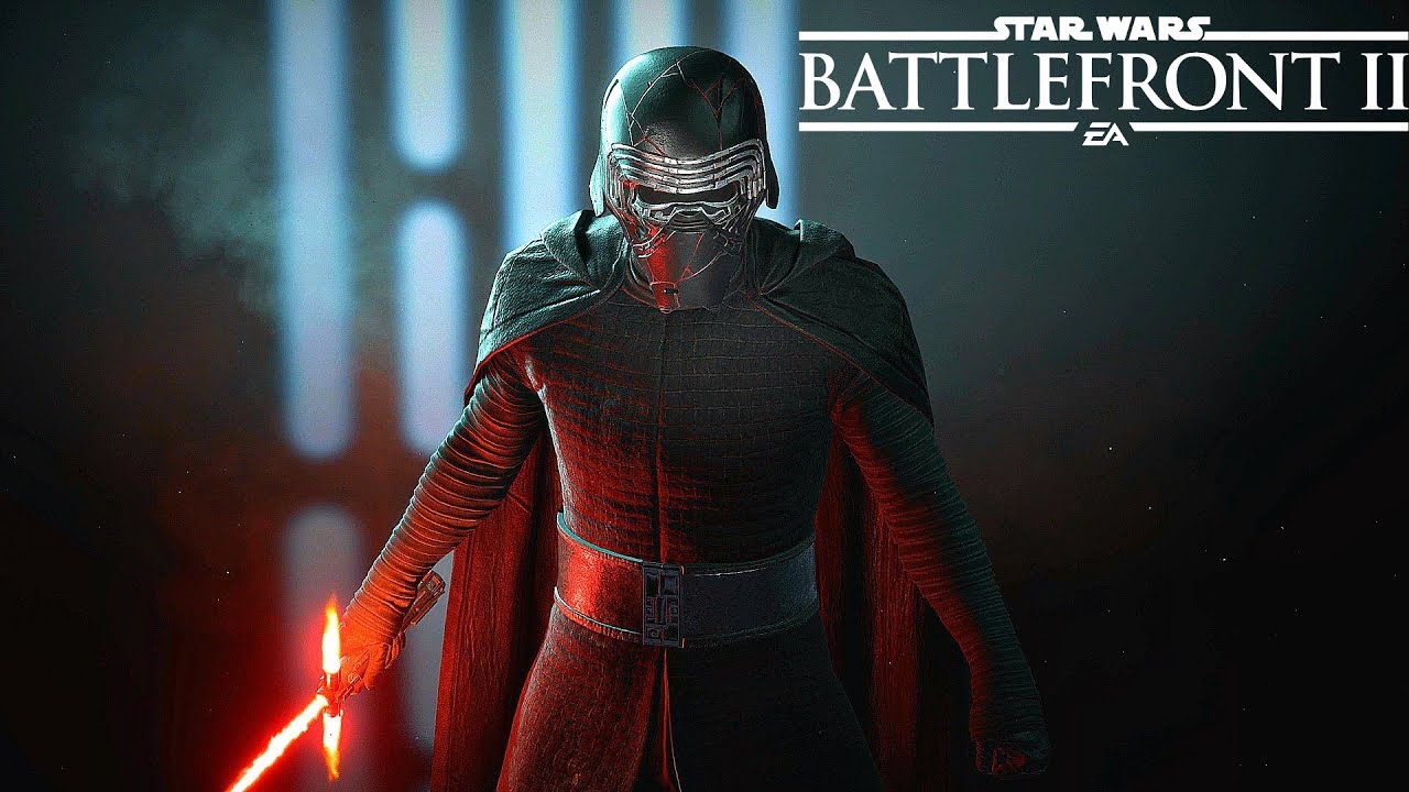 Supreme Leader Kylo Ren Skin Gameplay - Star Wars Battlefront 2 (2017)