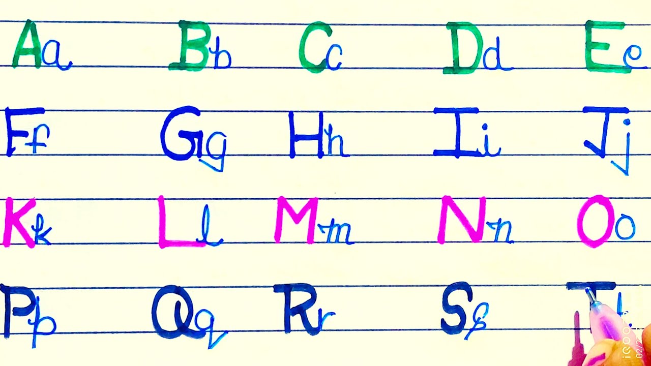 AtoZ Alphabet ll ABCD video ll abcd songs ll Beautiful Hand writing practice ll abcd video ll #abcd