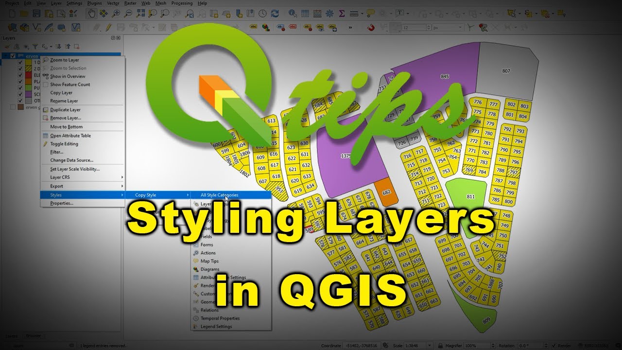 QGIS — Сохранение стилей слоев