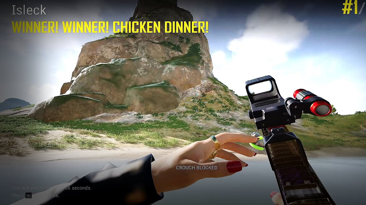 PUBG CHICKEN DINNER WITH NASTY P90 !!