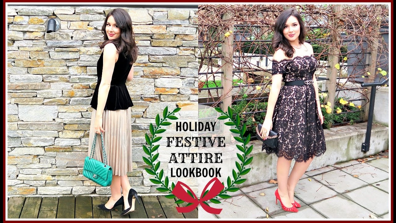 HOLIDAY FESTIVE ATTIRE LOOKBOOK