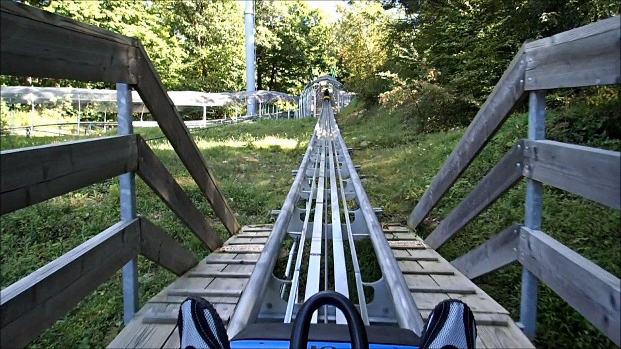 ACTION PARK, Vernon, NJ  // Alpine Mountain Coaster - POV  - HD