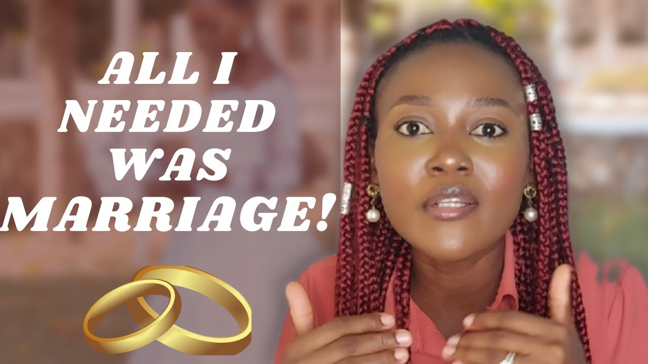 I wanted to MARRY AT ALL COST! | When I thought marriage was the only solution.
