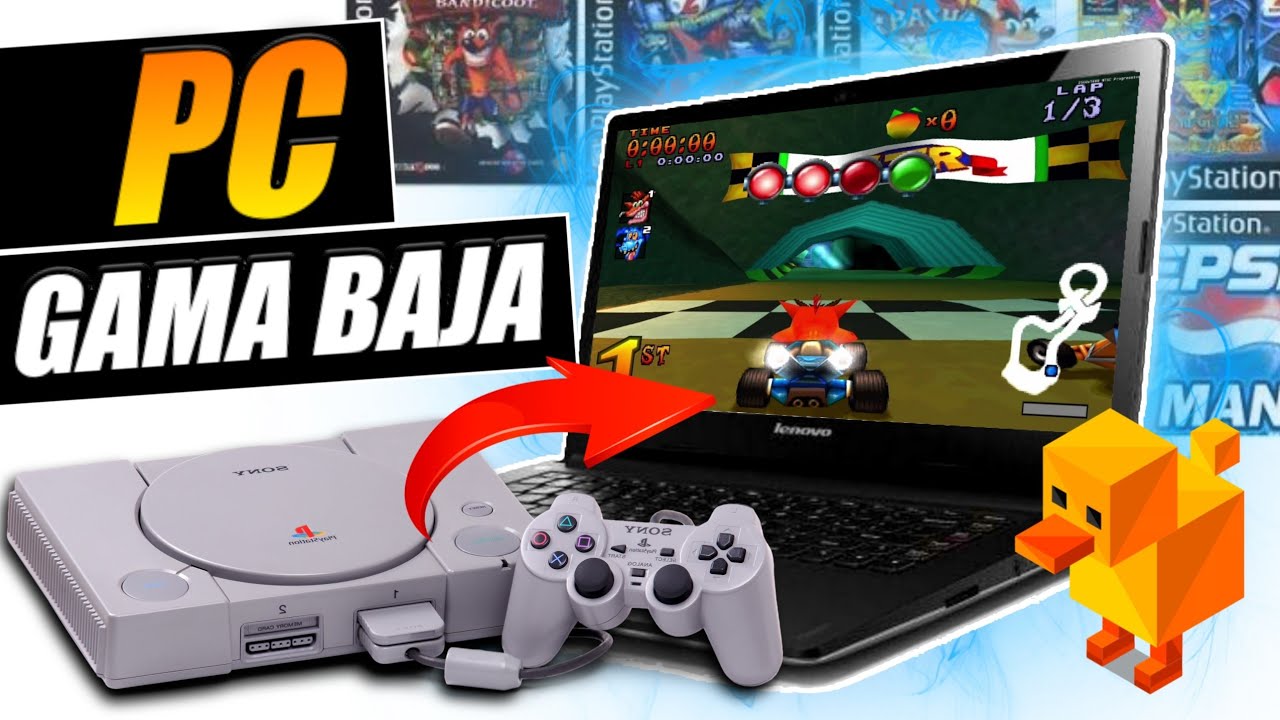 DUCKSTATION 🚨SUPER EMULADOR DE PS1 PARA PC DE BAJOS RECURSOS 2025!🔥Emulador ps1 para Pc
