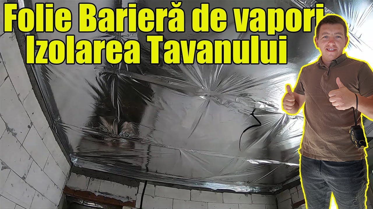 🪜Scară Pod,🏠 Izolația Tavanului, 💧Folie Barieră De Vapori, 🏗️Gips Carton.