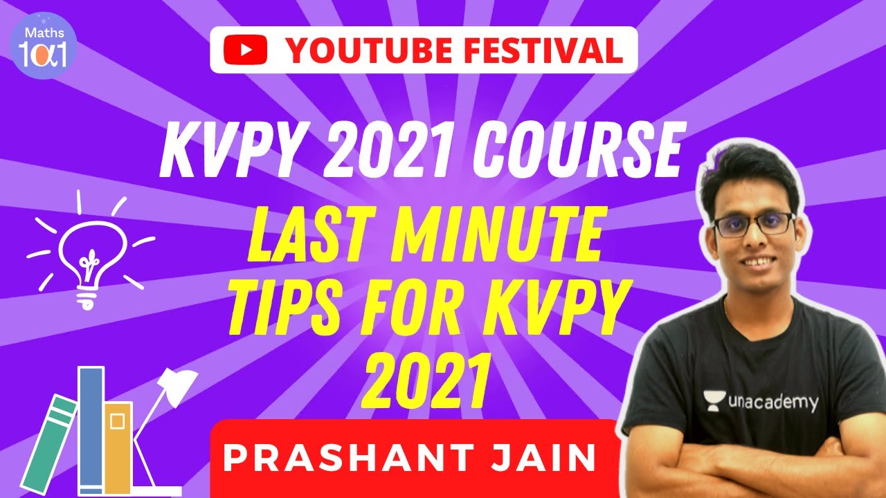 Last Minute Tips for KVPY 2022 | KVPY 2022 Course |  Maths 101 | Prashant Jain