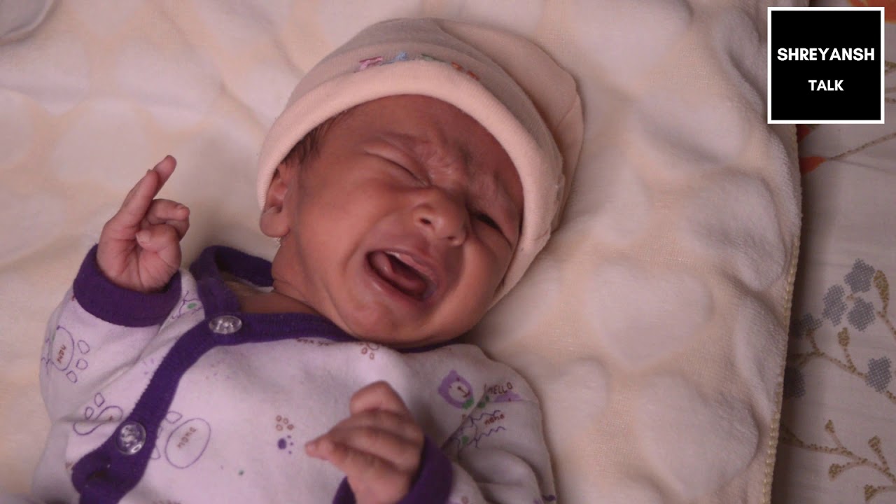 Newborn baby crying for mother milk ❤ II Shreyansh Talk