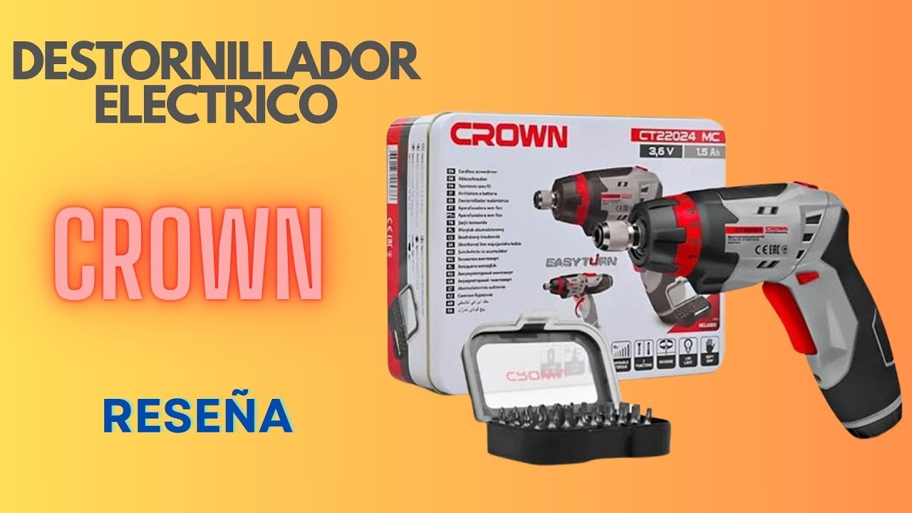 Destornillador Inalambrico CROWN