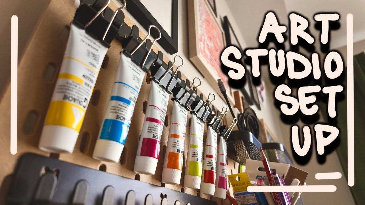 ORGANIZE MY STUFF WITH ME - and we'll do some art