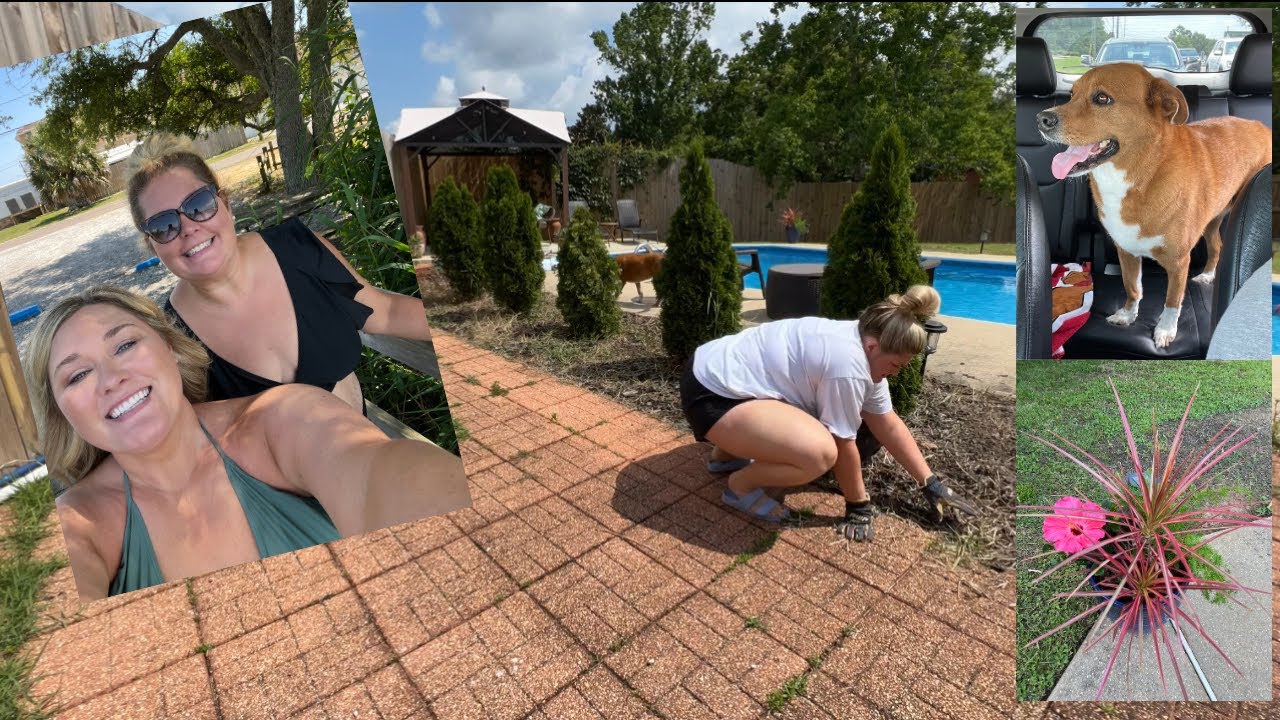 BACKYARD MINI OVERHAUL + BEACH DAY WITH CANDICE // VLOG # 161