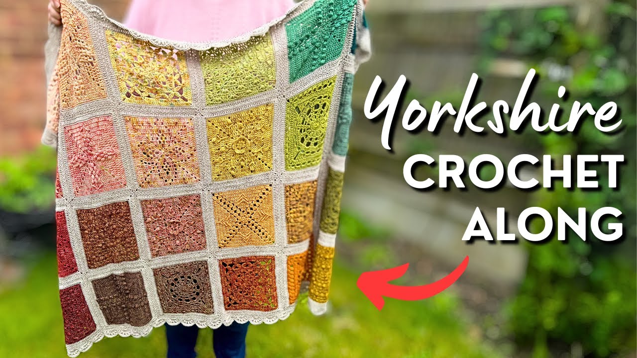 Yorkshire Blanket Crochet Along + YARN GIVEAWAY ✨