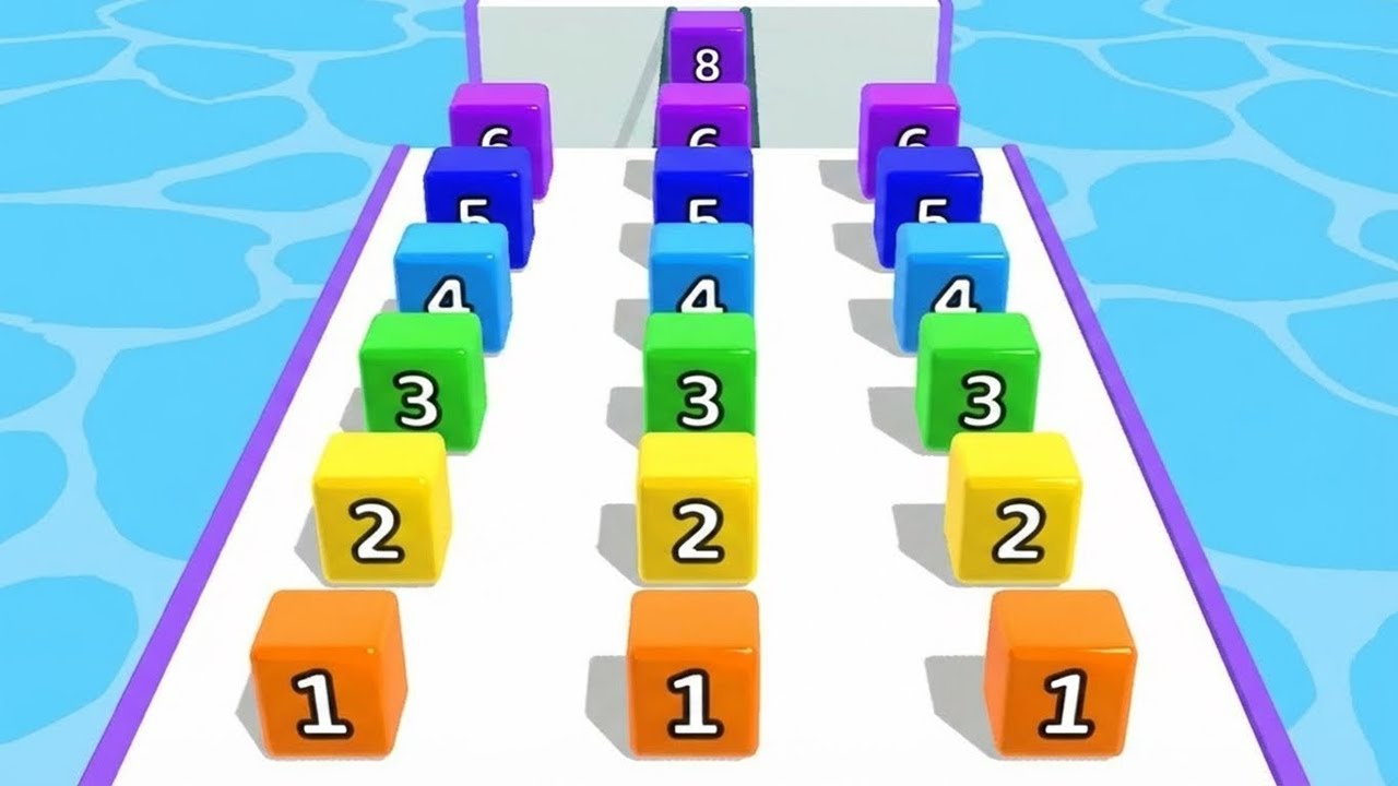 2048 Cube Run 👩‍❤️‍👩⭐️🔥 ALL LEVELS!! Gameplay Walkthrough Android, iOS NEW UPDATE