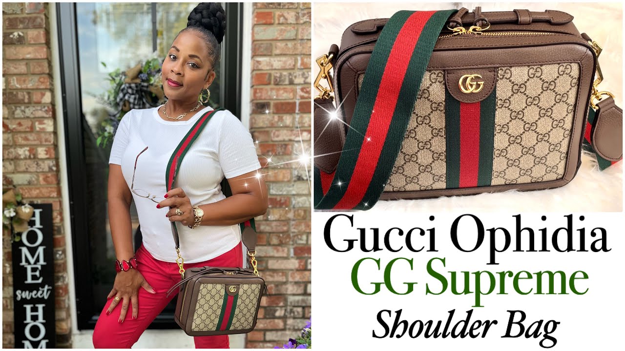 Gucci Ophidia GG Supreme Shoulder Bag Unboxing & Review With MOD Shots
