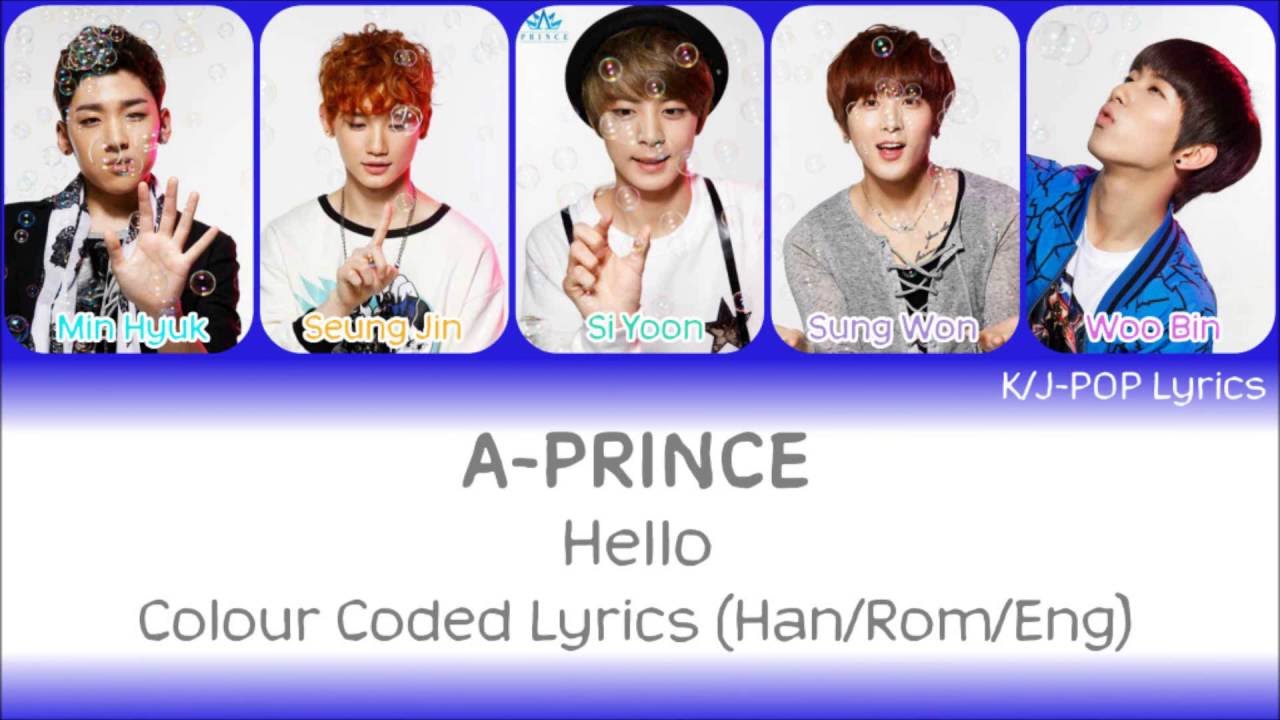 A-Prince (에이프린스) - Hello Colour Coded Lyrics (Han/Rom/Eng)
