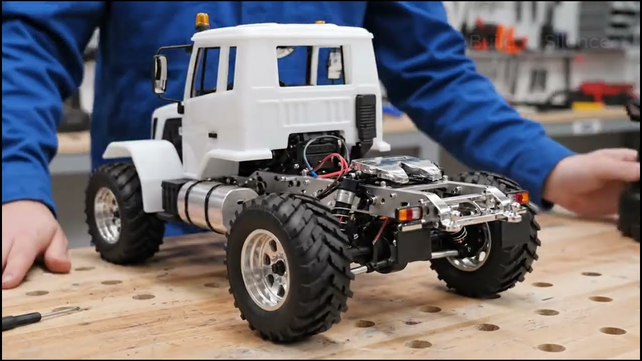 Inside the Build of a Semi Truck and Trailer Model | Full Assembly