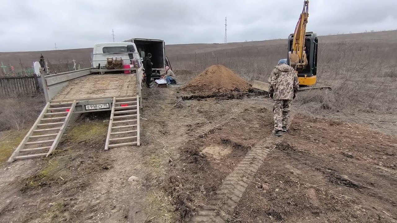 Похороны на карпинском кладбище. Жительница города Мариуполь! 18.02.26