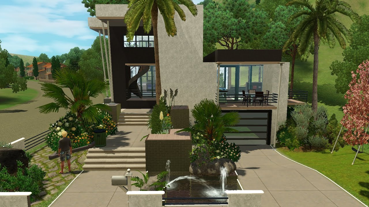 The Sims 3 House Building - Moderna Villa | DutchSims 3 Master
