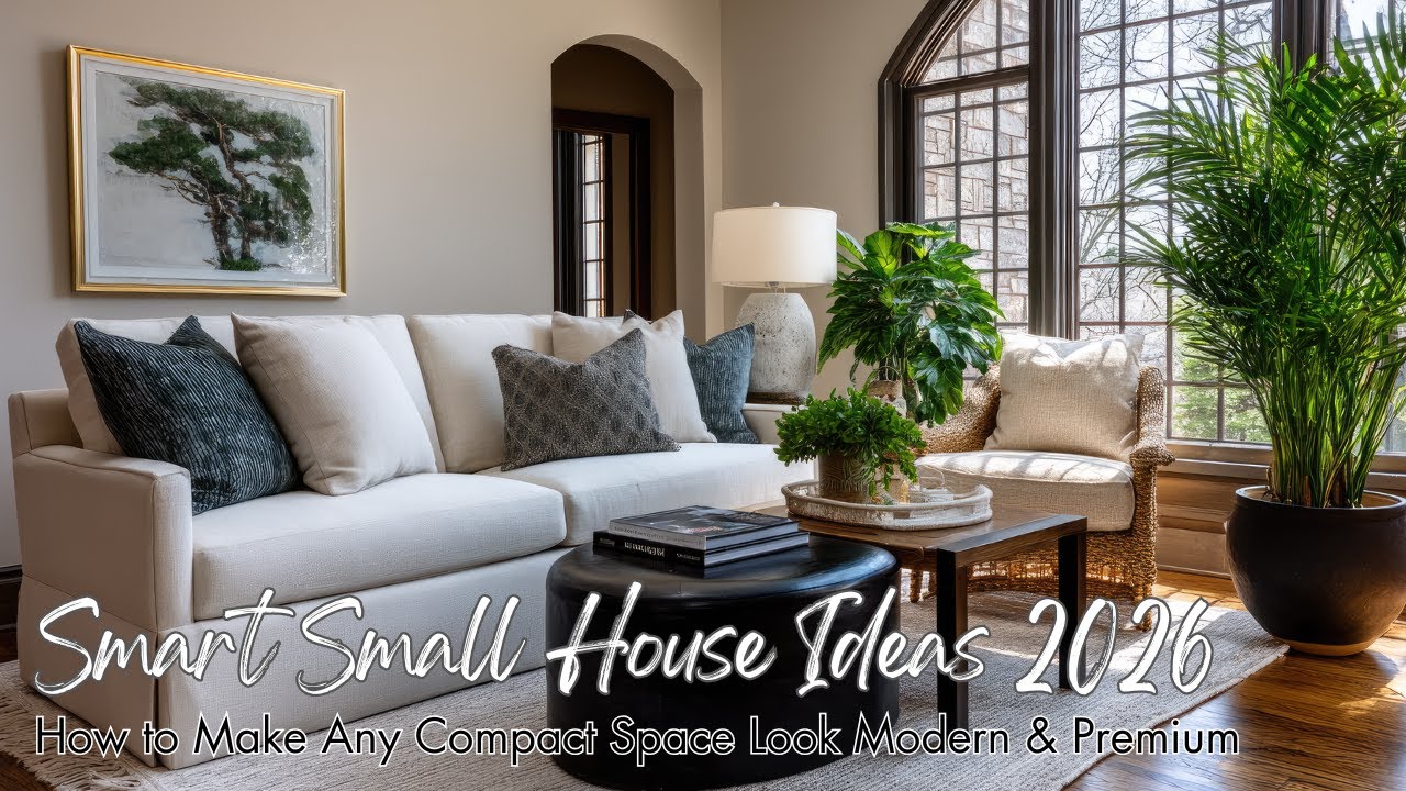 Smart Small House Ideas 2026 | How to Make Any Compact Space Look Modern & Premium