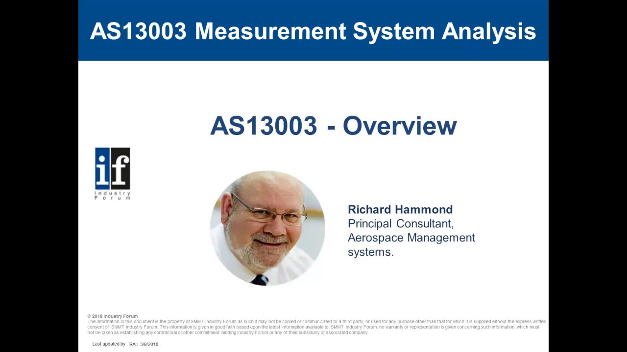 AS13003 Measurement System Analysis