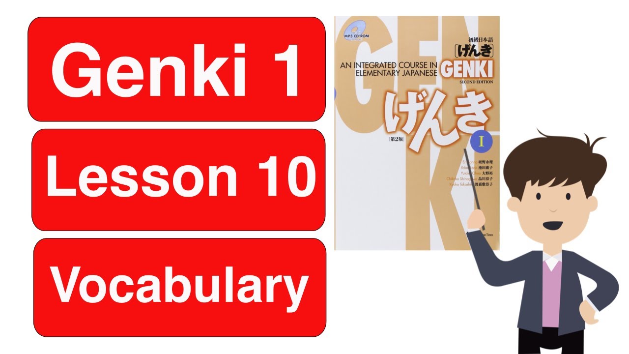 Genki Lesson 10 Japanese Vocabulary | Learn Daily Japanese Words From Genki Lesson 10 | JLPT N5