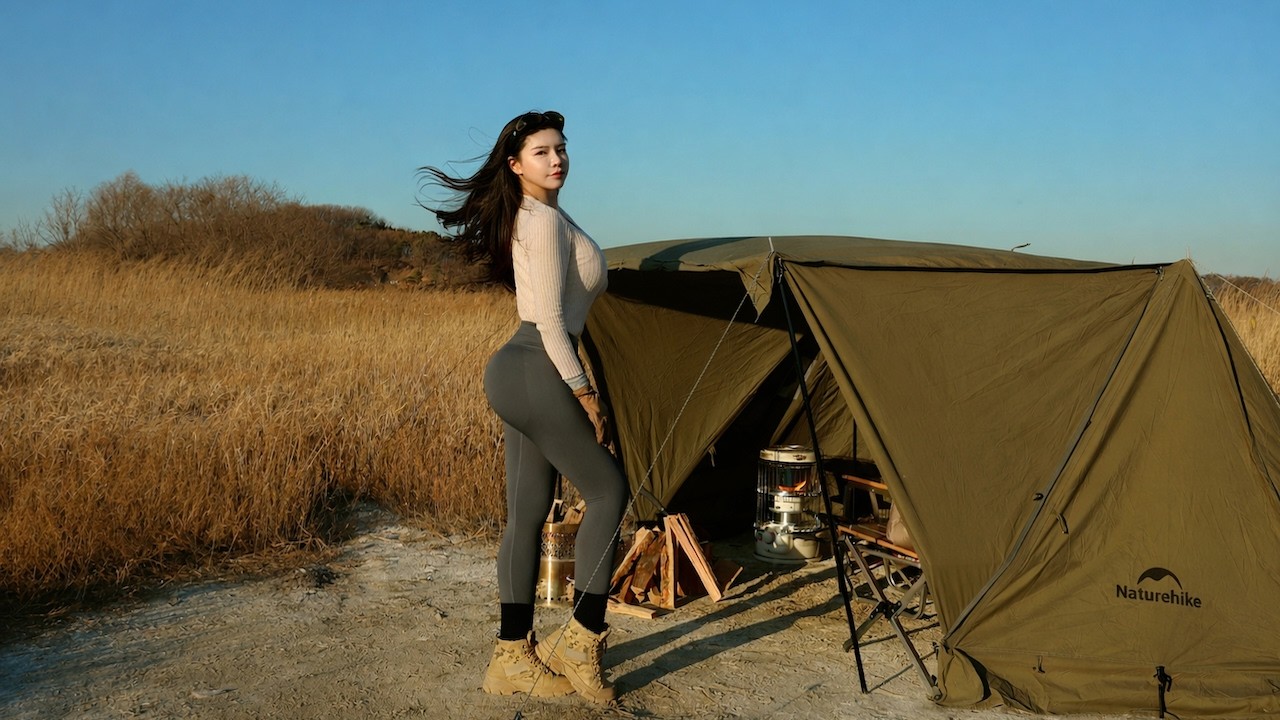 K-Camping (Korea) | Поход, начавшийся с сильного ветра