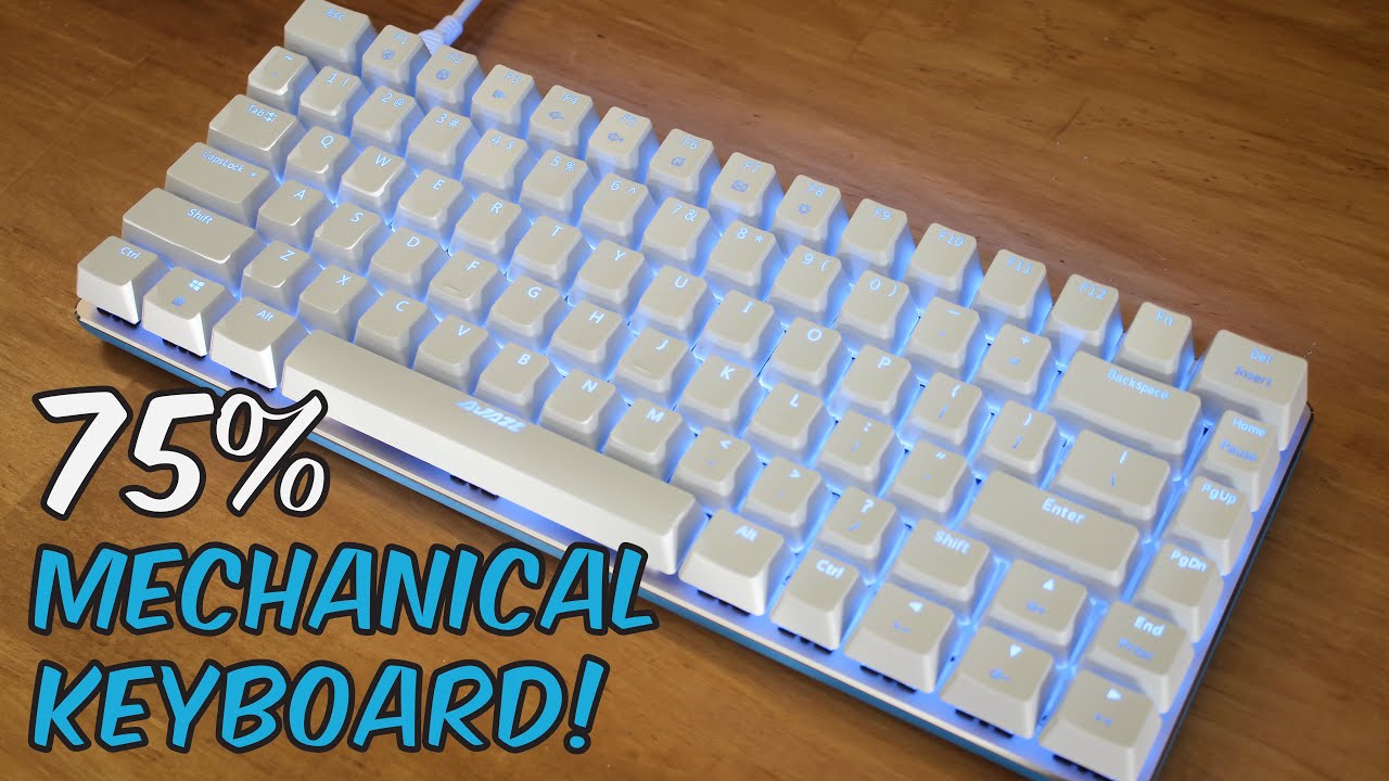 Ajazz AK33 Zorro Keyswitches 75% Gaming Mechanical Keyboard - Unboxing & Review