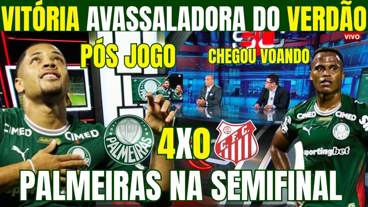 PÓS JOGO DO PALMEIRAS! VITOR ROQUE BRILHA E ARIAS MOSTRA PRA QUE VEIO! VERDÃO NA SEMIFINAL!