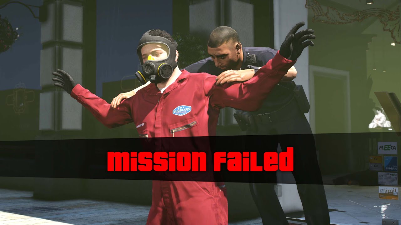 Миссия провалена | Ограбление ювелирного магазина | Трое — это компания | GTA 5