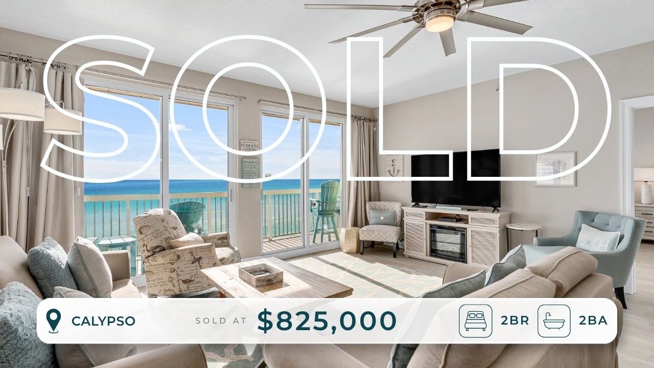 NEW LISTING - CORNER UNIT | 2BR/2BA Gulf Front Condo at Calypso | Panama City Beach