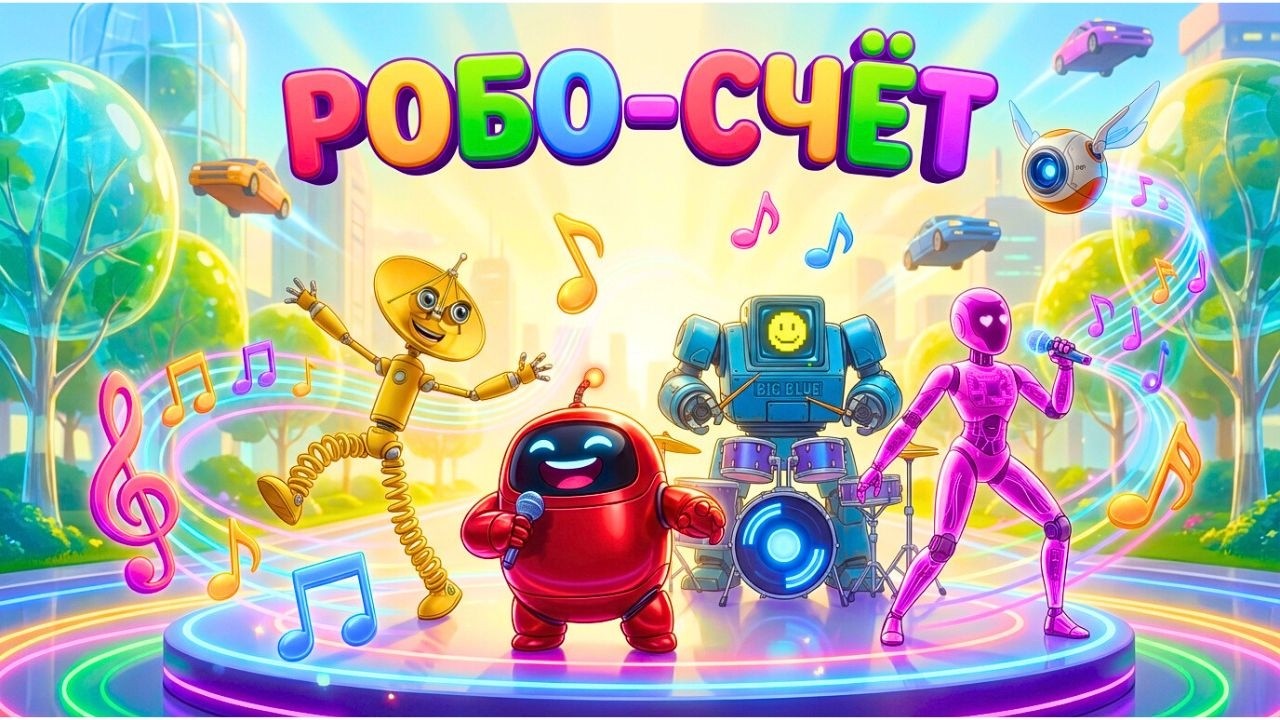 РОБО-СЧЁТ — Весёлая детская песенка-считалка