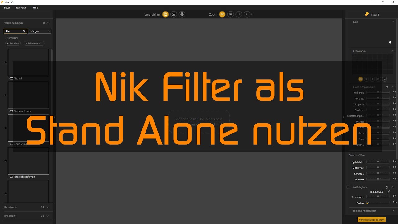 Nik Filter als Stand Alone nutzen?!