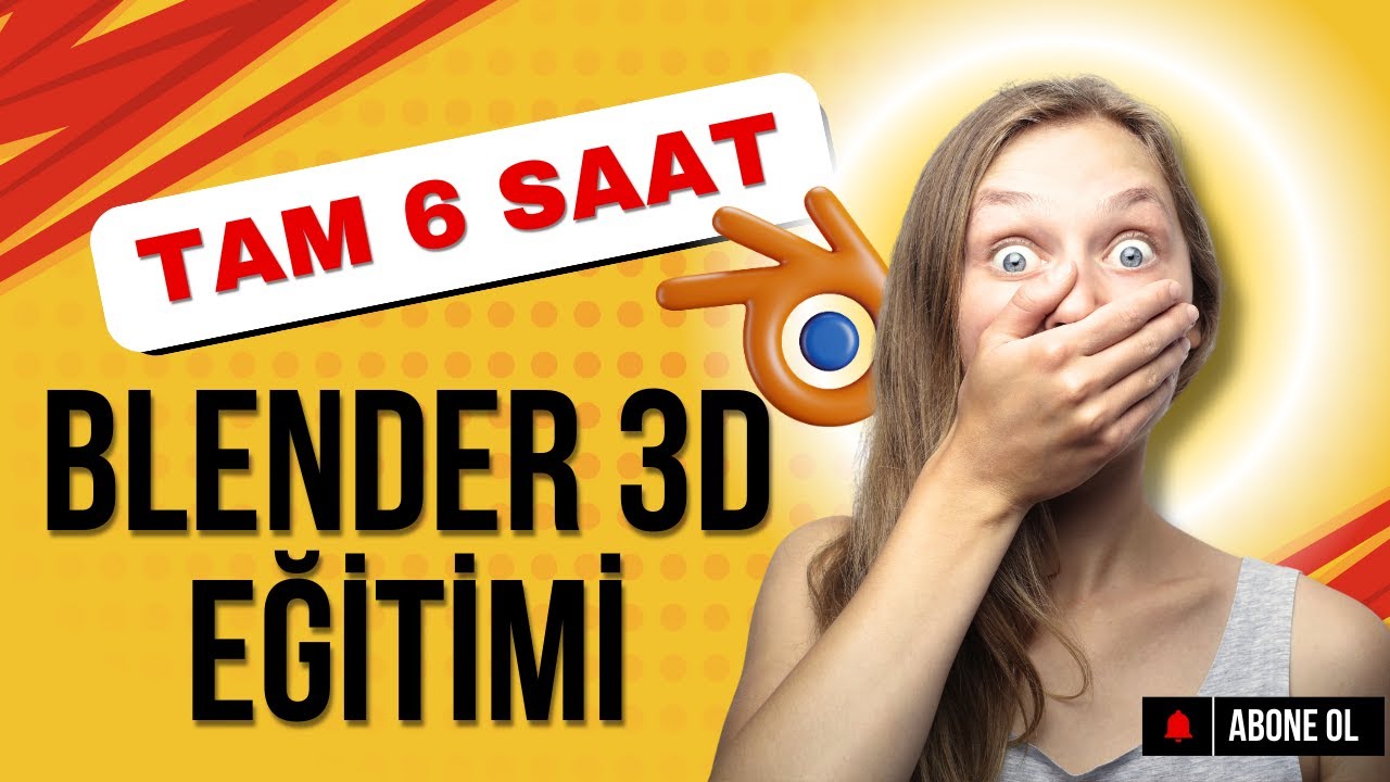 🎥 Blender 3D Eğitimi - Sıfırdan Uzmanlığa 6 Saatlik Komple Rehber! 🎥