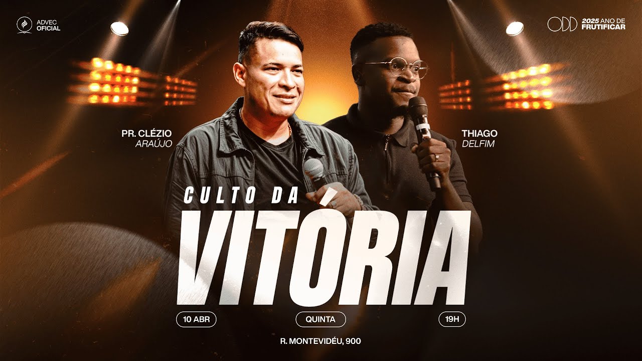 CULTO DA VITÓRIA | PR CLÉZIO ARAÚJO E THIAGO DELFIM | 10/04/25