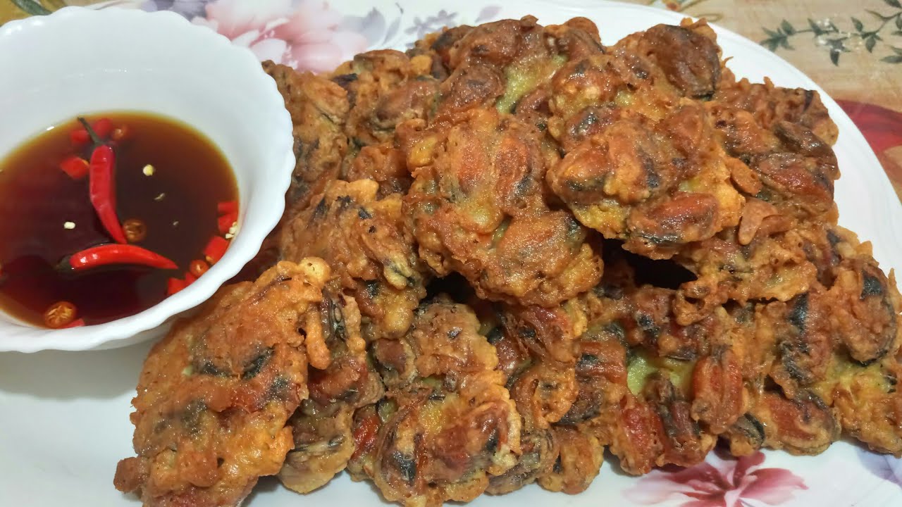 MUSSELS RECIPE (Tortang Tahong) left over TAHONG.