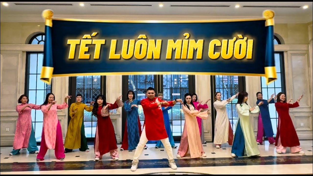 Tết Luôn Mỉm Cười - Kay Trần Choreo by Sandip#tetluonmimcuoi #kaytran #yinyangmedia #sandip #zumba 