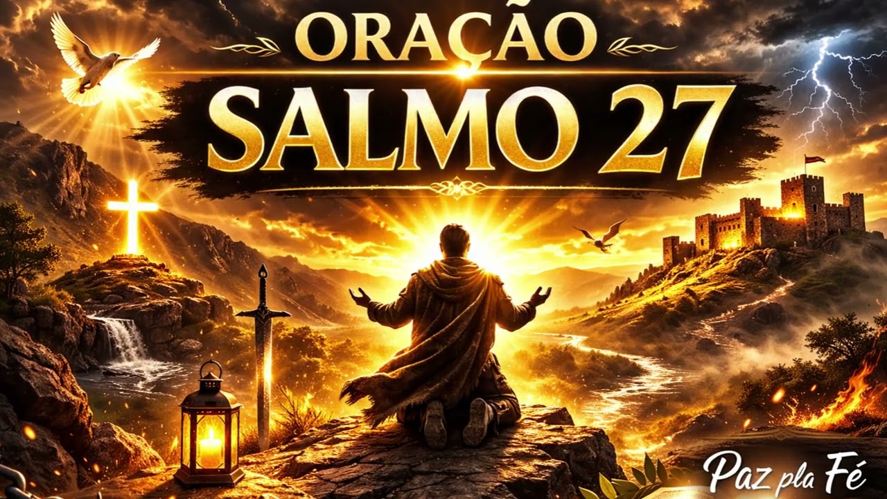 ESTA ORAÇÃO DO SALMO 27 ESTÁ TRAZENDO PROTEÇÃO E FORÇA. DEUS MANDA TE DIZER HOJE: NÃO TENHA MEDO.