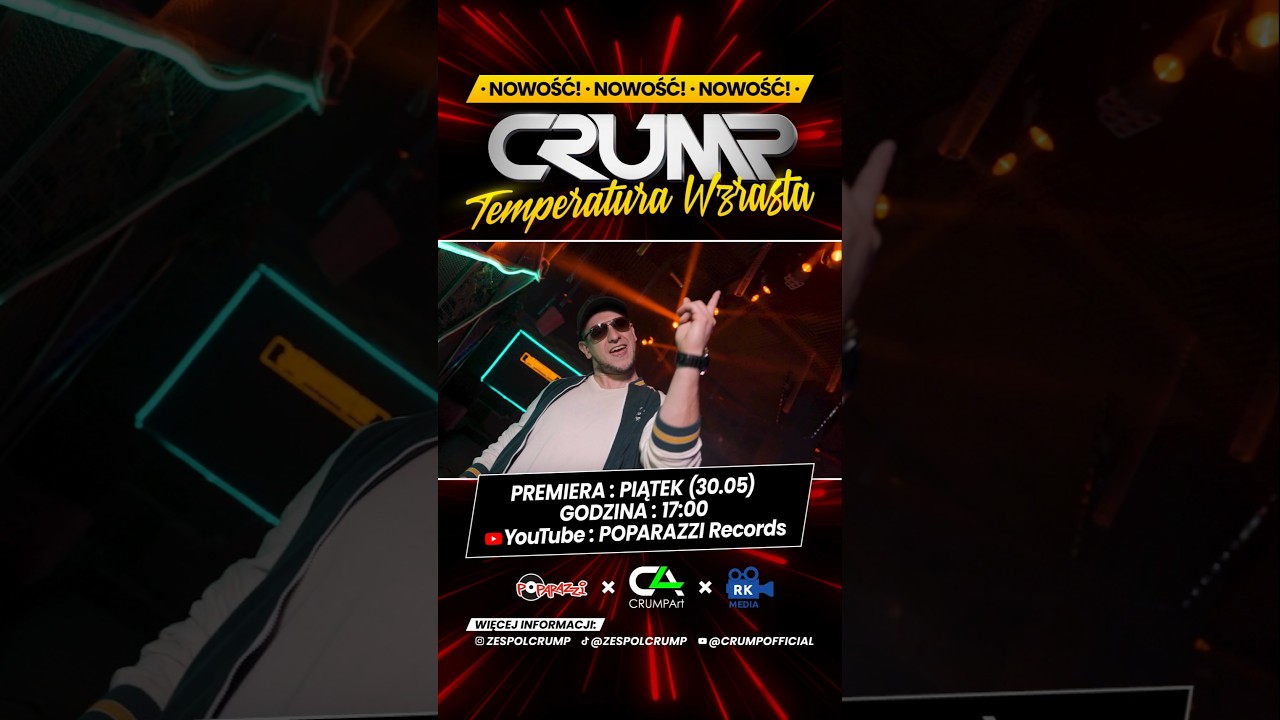 Temperatura Wzrasta 🌡️🔥😎 DOGRAJ SIĘ i rozpocznij odliczanie ⏳😁 #crump #temperatura #discopolo #dance
