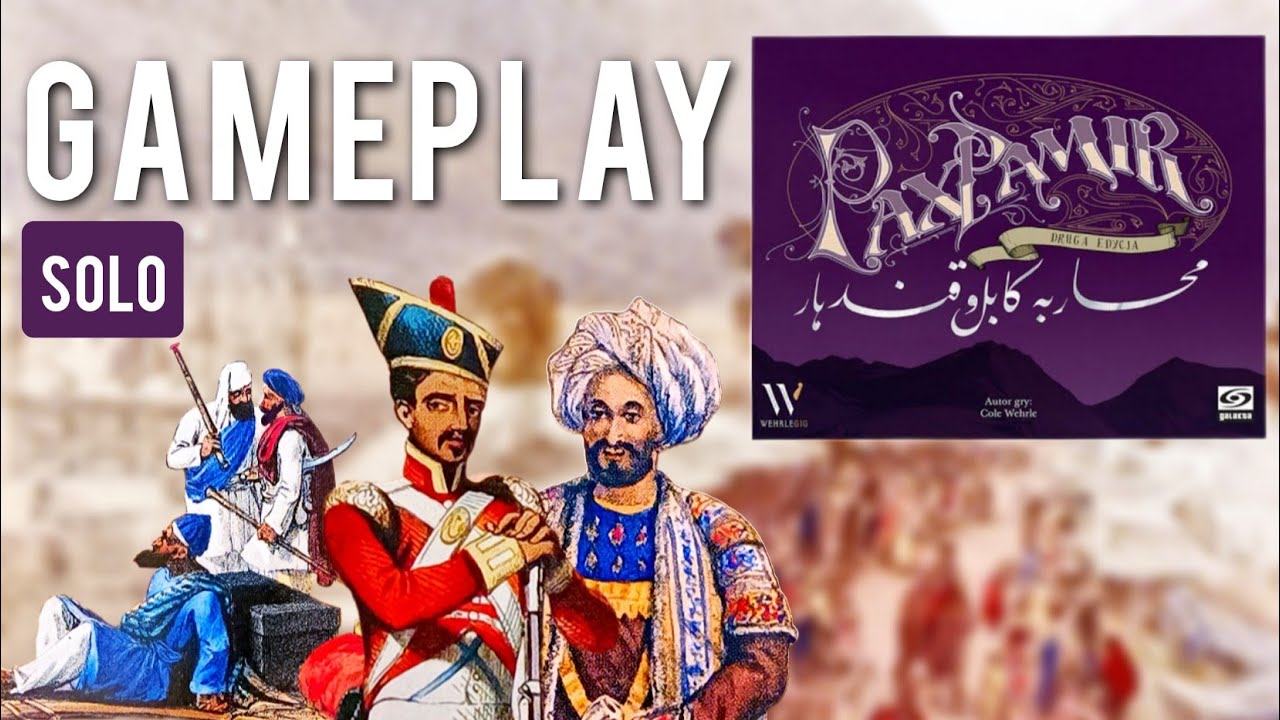 Pax Pamir (Galakta) - pełna rozgrywka solo | zasady gry z Wachanem | gameplay