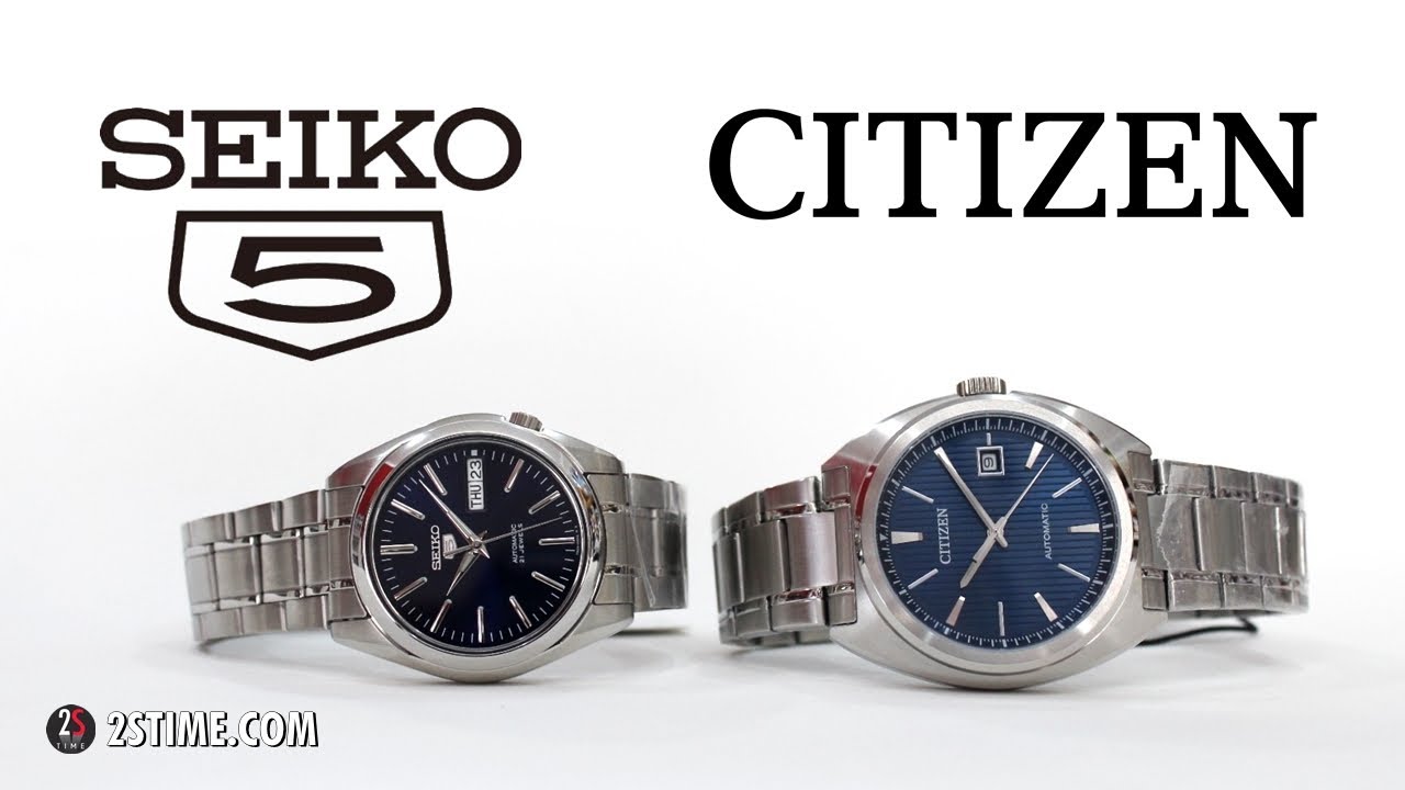 Citizen NJ0100-71L & SEIKO 5 Series SNL43K1 | You choose the best one