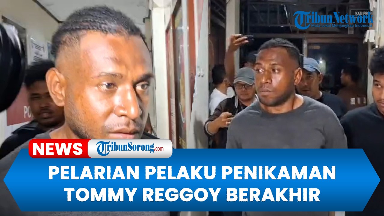 Penikam Sejoli di Kota Sorong Diringkus Kurang dari 24 Jam, Polisi Dor Pelaku yang Masih Coba Kabur