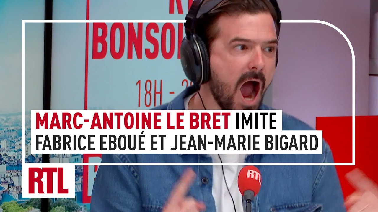 Marc-Antoine Le Bret imite Fabrice Eboué et Jean-Marie Bigard