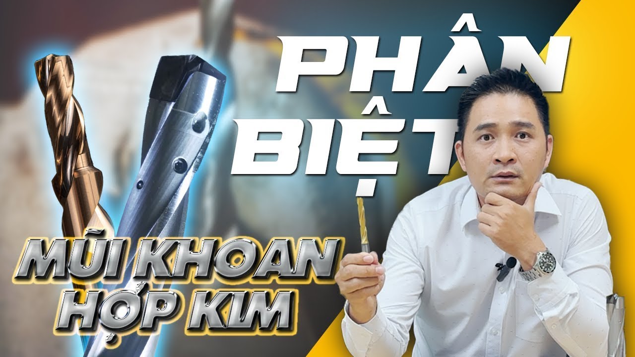 CƠ KHÍ CNC | NGUYÊN KHỐI HAY GẮN MẢNH ? PHÂN BIỆT MŨI KHOAN HỢP KIM | ADOBUS OFFICIAL