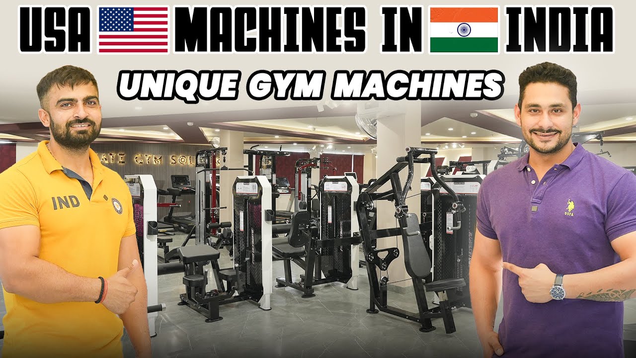 USA Machines in INDIA | Gym Equipment Tour with Modern Monk | Abhishek Gagneja