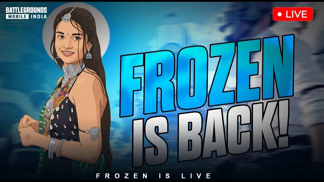 BGMI 4.1 UPDATE ONLY RUSH GAME PLAY WITH FROZEN IS LIVE|#bgmilive #girlgamer #trending #frozenislive