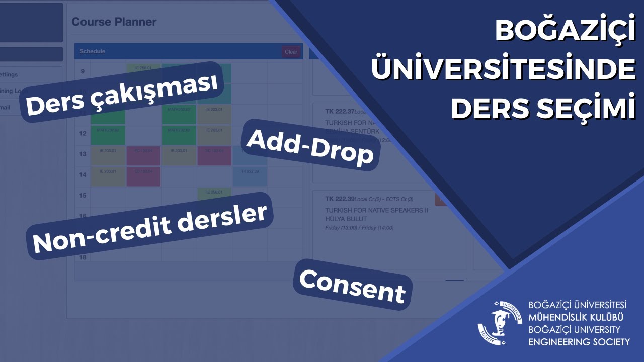 Boğaziçi Üniversitesinde Ders Seçimi Hakkında Bilmeniz Gereken Her Şey!