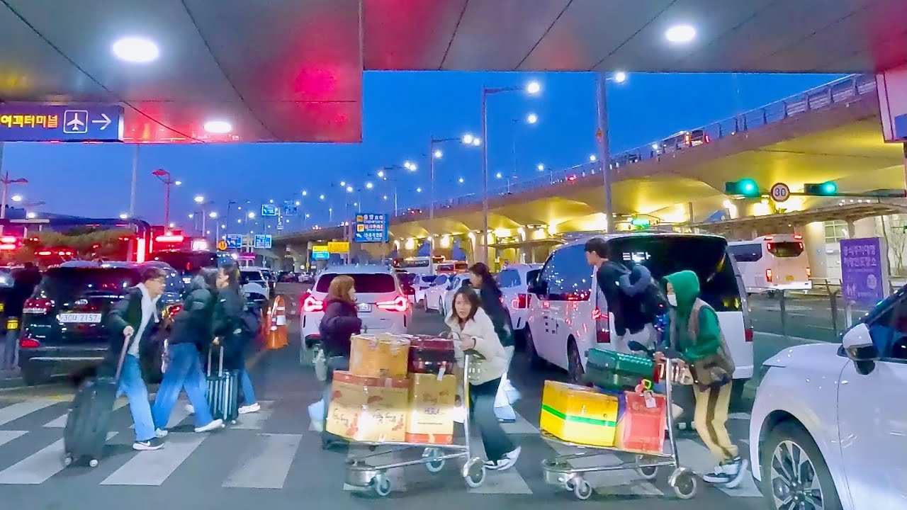 Incheon Airport to Gangnam Drive 🚗 4K | Early morning Seoul Drive with Lofi music