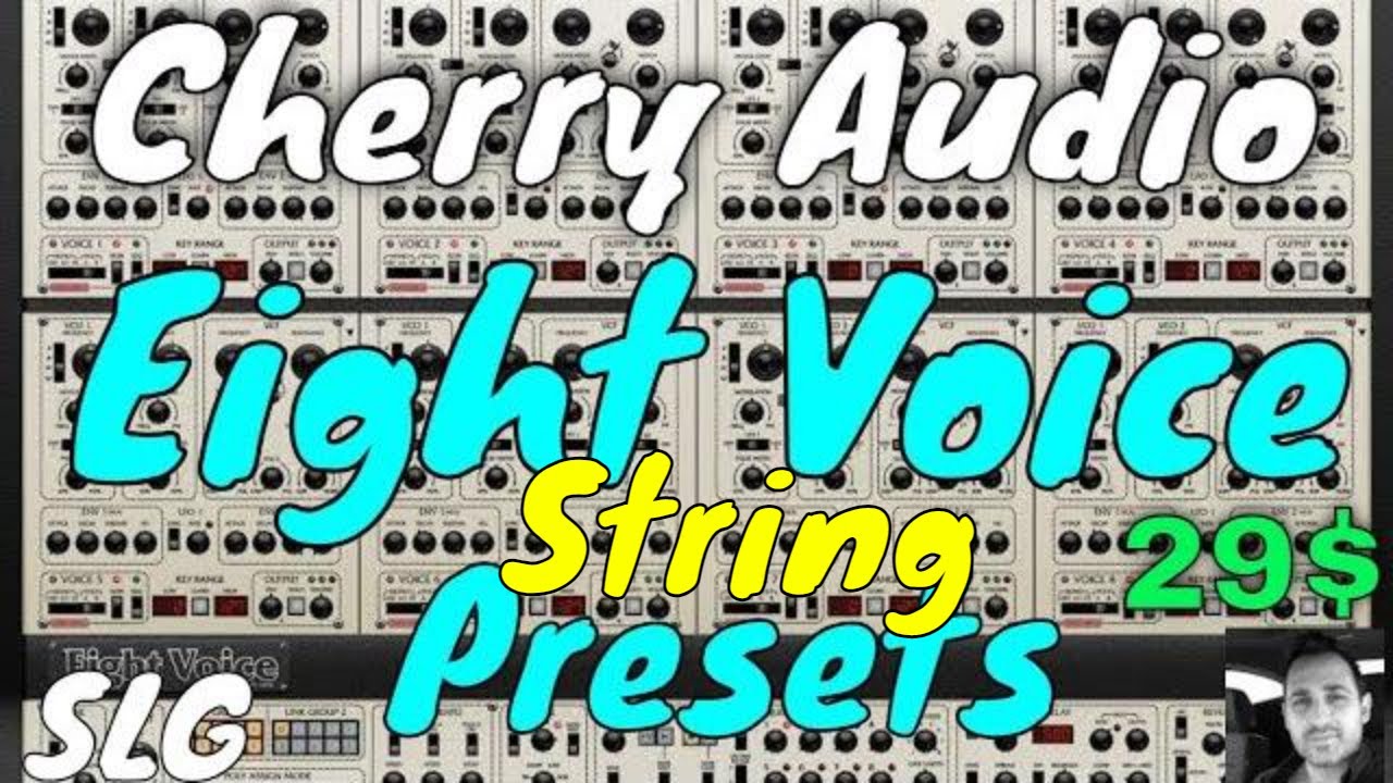 Cherry Audio | Eight Voice Synthesizer | String presets